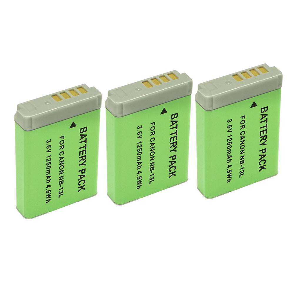 For Canon NB-13L NB13LH Battery PowerShot  G5 X G7 X SX620 HS 1250mAh Camera Batteries