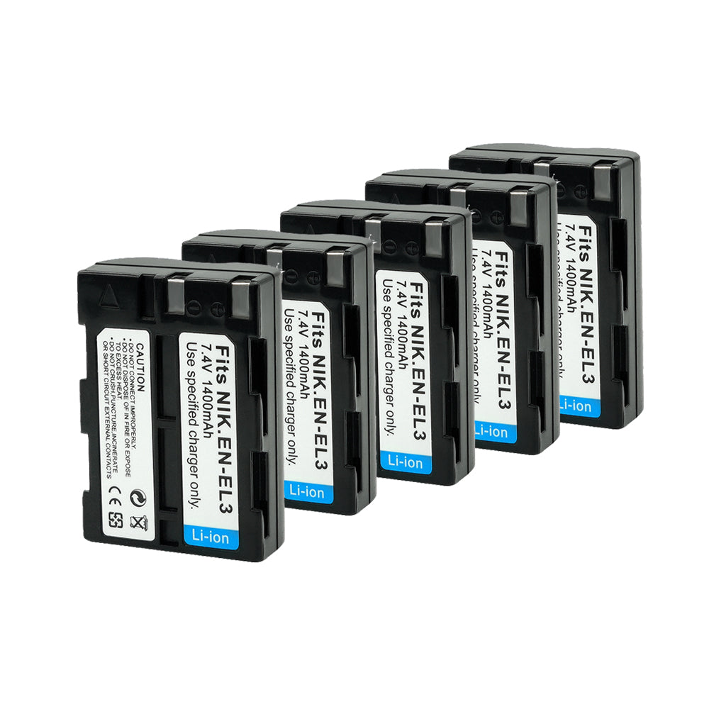 For Nikon EN-EL3 EL3A Battery Nikon D50 D70 D70s D100 1400mAh Camera Batteries